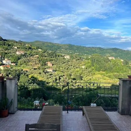 Ca' Milla, A Cozy With Breathtaking Terrace דירה Ponzano Superiore